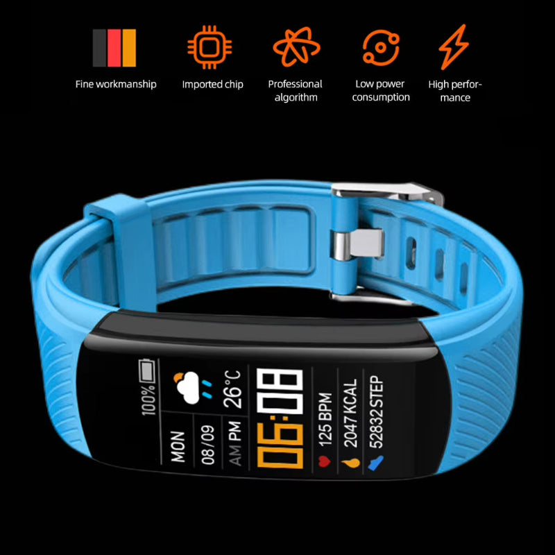 Electronic Smart Watch Men Women Full Touch Color Screen Answer Call Sport Fitness Tracker Waterproof for Android 4.4/IOS8.0