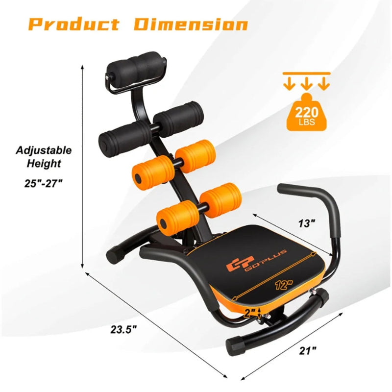 Exercise Equipment, Gym Bench,Gym Sit up Bench,Core Fitness Abdominal Trainer Crunch Exercise Bench Machine