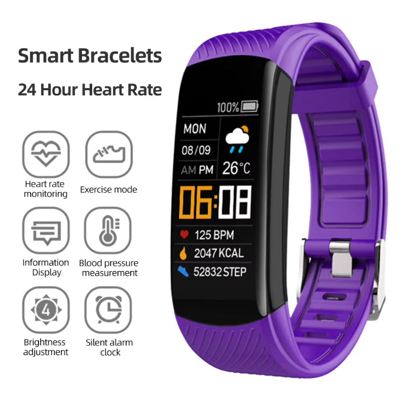 Electronic Smart Watch Men Women Full Touch Color Screen Answer Call Sport Fitness Tracker Waterproof for Android 4.4/IOS8.0