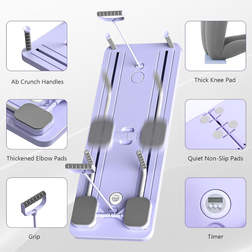 Adjustable Ab Wheel & Sit-Up Board
