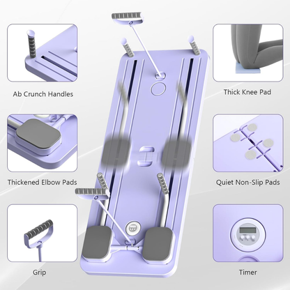 Adjustable Ab Wheel & Sit-Up Board