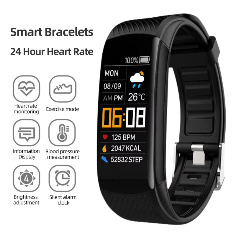 Electronic Smart Watch Men Women Full Touch Color Screen Answer Call Sport Fitness Tracker Waterproof for Android 4.4/IOS8.0