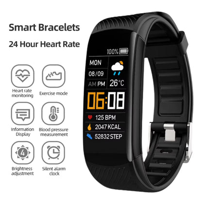 Electronic Smart Watch Men Women Full Touch Color Screen Answer Call Sport Fitness Tracker Waterproof for Android 4.4/IOS8.0