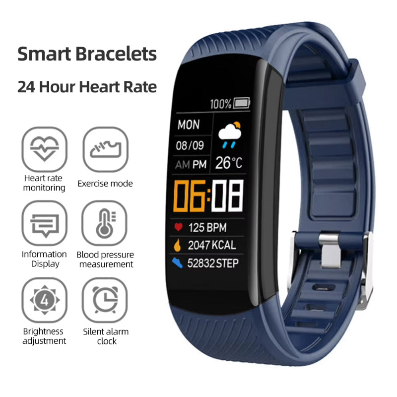 Electronic Smart Watch Men Women Full Touch Color Screen Answer Call Sport Fitness Tracker Waterproof for Android 4.4/IOS8.0