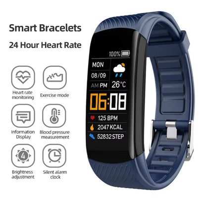Electronic Smart Watch Men Women Full Touch Color Screen Answer Call Sport Fitness Tracker Waterproof for Android 4.4/IOS8.0