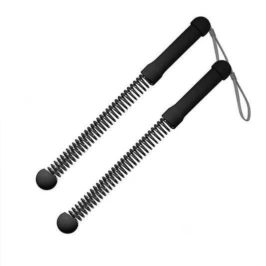 2Pcs Unisex Cordless Battle Rope Multifunctional Power Training System Arm Strength Home Gym Equipment for Full Body Workout