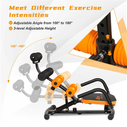 Exercise Equipment, Gym Bench,Gym Sit up Bench,Core Fitness Abdominal Trainer Crunch Exercise Bench Machine