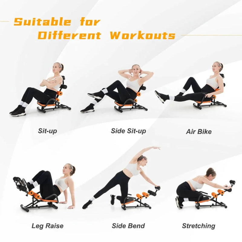 Exercise Equipment, Gym Bench,Gym Sit up Bench,Core Fitness Abdominal Trainer Crunch Exercise Bench Machine